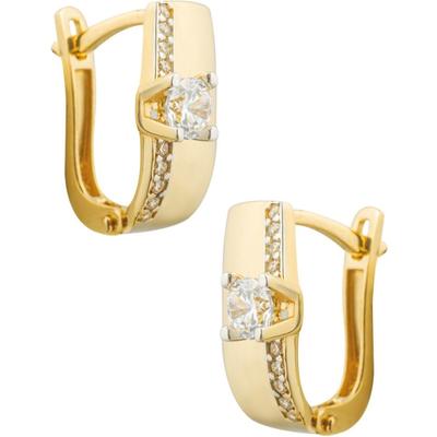 Earrings Global Gold NLT01SR328 3.28 g gold, cubic zirconia