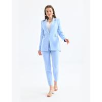 Atlas Suit Baby Blue with Gold Button Accessories