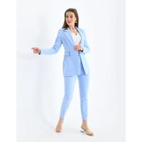 Atlas Suit Baby Blue with Gold Button Accessories