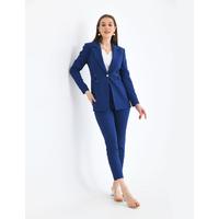 Atlas Suit Navy Blue with Gold Button Accessories