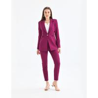 Atlas Suit with Gold Button Accessories, Plum