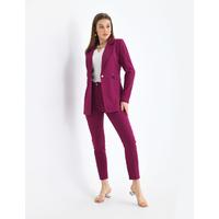 Atlas Suit with Gold Button Accessories, Plum