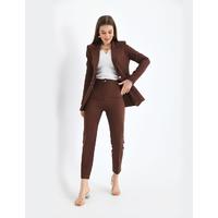 Atlas Suit Brown with Gold Button Accessories