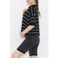 Shirt Collar Striped Knitwear Blackbone - 11182.1323.