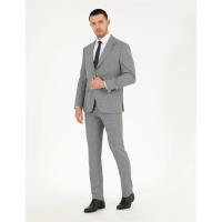 Pierre Cardin Gri Slim Fit Takım Elbise