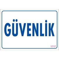 Güvenlik Uyarı Levhası 17,5x25 KOD:1717