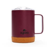 Igloo Cork Mug 350ml-BORDO