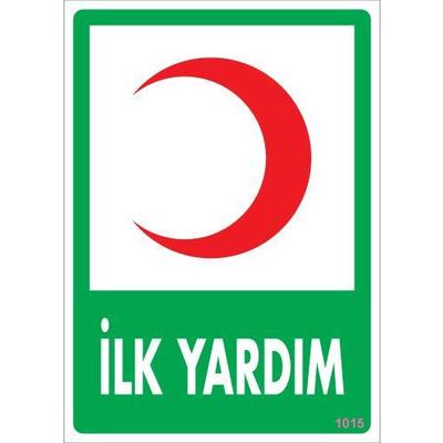 İlk Yardım Dolabı Levhası 25x35 KOD:1015