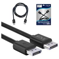 INCA IDPD-02TX DisplayPort To DisplayPort 2 Metre Kablo 4K Destekli