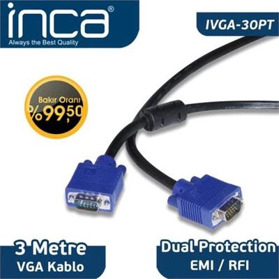 INCA IVGA-30PT E/E (3 метр) проекциялық деректер кабелі