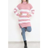 Thin Striped Thessaloniki Sweater Pink - 15156.1319.