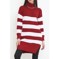 Pinstriped Thessaloniki Sweater Claret Red - 15156.1319.