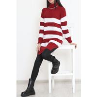 Pinstriped Thessaloniki Sweater Claret Red - 15156.1319.