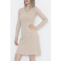 Interlock Flared Dress Beige - 15064.1567.