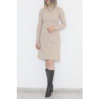 Interlock Flared Dress Beige - 15064.1567.