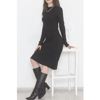 Interlock Flared Dress Black - 15064.1567.