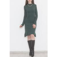 Interlock Flared Dress Emerald - 15064.1567.