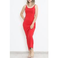 Rope Strap Dress Red - 15787.1794.