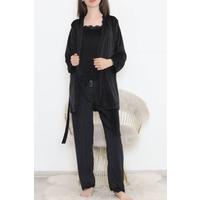 Velvet 3-Piece Set Black - 667.1287.