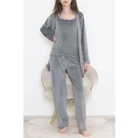 Velvet Set of 3 Suit Gray - 667.1287.