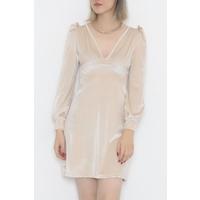 Velvet Dress Beige - 3545.1595.