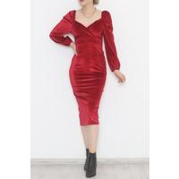 Velvet Dress Claret Red - 3675.1595.