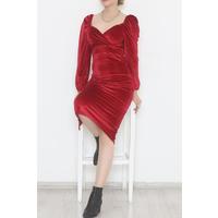 Velvet Dress Claret Red - 3675.1595.