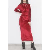 Velvet Dress Claret Red - 3684.1595.