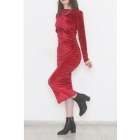 Velvet Dress Claret Red - 3684.1595.