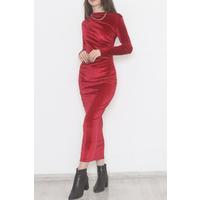 Velvet Dress Claret Red - 3684.1595.