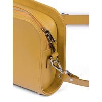 Women's bag made of genuine leather Cross Body CB1005. MUSTARD