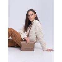 Women's bag Grace made of genuine leather Gr1021 CACAO
