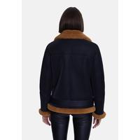 Kadın Moda Ceket, Zencefil Kıvırcık Yünlü Çıtır Kahve BK27-CRS-BRN-GCW