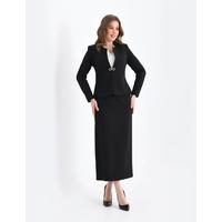 Pencil Skirt Suit Black