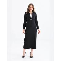 Pencil Skirt Suit Black