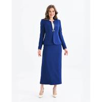 Pencil Skirt Suit Navy Blue