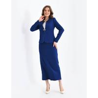 Pencil Skirt Suit Navy Blue