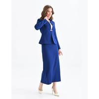 Pencil Skirt Suit Navy Blue