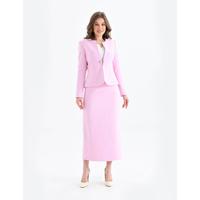 Pencil Skirt Suit Pink