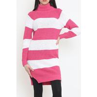 Thick Striped Thessaloniki Sweater Fuchsia - 15159.1319.