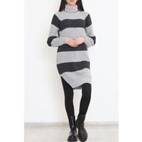 Thick Striped Thessaloniki Sweater Gray - 15159.1319.