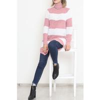 Thick Striped Thessaloniki Sweater Pink - 15159.1319.