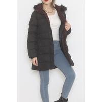 Furry Hooded Coat Black3 - 1753.1555.