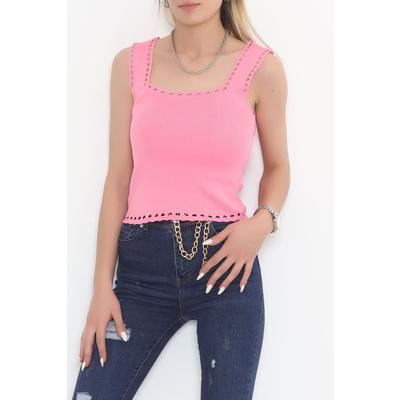 Square Neck Hole Undershirt Lightpink - 924.1019.