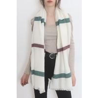 Stamp Shawl Claret green - 10372.750.