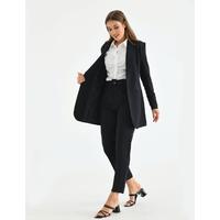 Belted Double Cover Suit Black