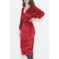 Belted Dress Claret Red - 3674.1595.