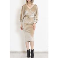 Belted Dress Beige - 3674.1595.