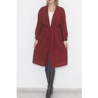 Belted Kimono Claret Red - 10015.1778.