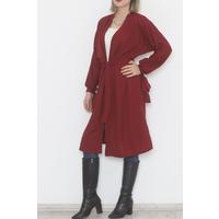 Belted Kimono Claret Red - 10015.1778.